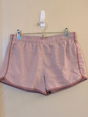 N.Y.L. Sport Women's Pink Lined Athletic Running Shorts | Size L